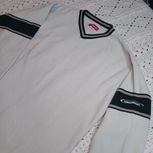 Vtg Union Bay Sweater Mens L Arm Stripe Acrylic 90s Y2K Skater‎ Preppy Jock Mall